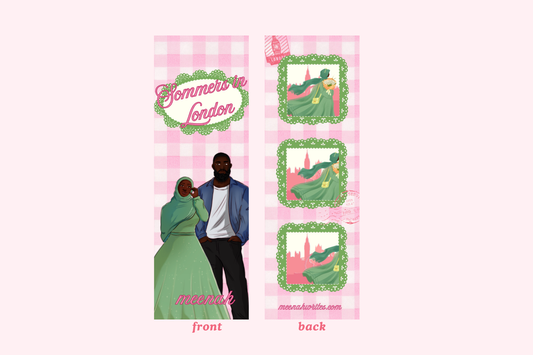 Sommers in London Bookmark - Gingham